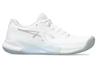 Trampki damskie - ASICS Gel-Challenger 14 Padel, Trampki damskie, White Pure Silver, 40.5 EU - miniaturka - grafika 1