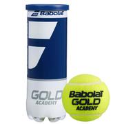 Tenis ziemny - Babolat, Piłki do tenisa ziemnego, Gold Academy, żółty, 3szt. - miniaturka - grafika 1