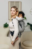 Nosidełka dla dzieci - Nosidełko LennyLamb - LennyPreschool: Mała Jodełka Szara Regulowane - miniaturka - grafika 1