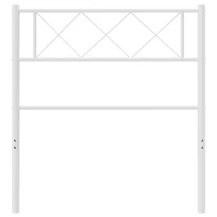 Metalowe wezgłowie, białe, 90 cm Lumarko! - Inne meble do sypialni - miniaturka - grafika 4