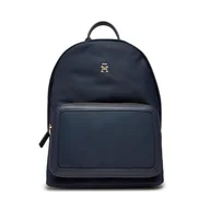 Plecaki - Plecak Tommy Hilfiger Th Essential S Backpack AW0AW15718 Space Blue DW6 - miniaturka - grafika 1