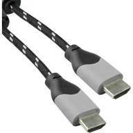 Kable - Kabel DPM HDMI to HDMI 4K v. 2.0 3 m czarno-biały (BMHD4K30) (5906881212455) - miniaturka - grafika 1