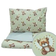 Pościel dla dzieci - POŚCIEL 160x100 DZIECIĘCA 2EL 100x160 + POSZEWKA 50X60 DO ŁÓŻECZKA ŁÓŻKA - miniaturka - grafika 1