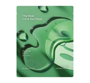 Holika Holika The Real Gel Mask Cica hydrożelowa maska do twarzy 35g - Maseczki do twarzy - miniaturka - grafika 1