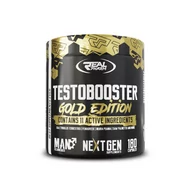 Boostery testosteronu - Real Pharm Testo Booster Gold Edition 180 Caps Libido Potencja - miniaturka - grafika 1