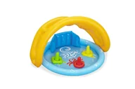 Baseny ogrodowe - Bestway 52568 Basenik dmuchany z daszkiem, oparciem i sorterem 1.15m x 89cm x 76cm - miniaturka - grafika 1