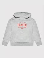 Odzież sportowa dziecięca - 4F Bluza HJZ22-JBLM006 Szary Regular Fit - miniaturka - grafika 1