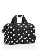 Torby podróżne - Torba podróżna Reisenthel Allrounder M - dots white - miniaturka - grafika 1