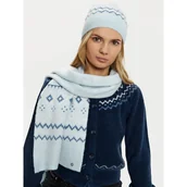 Czapki damskie - Komplet czapka i komin Guess W5PZ18 Z3LQ0 Niebieski - miniaturka - grafika 1