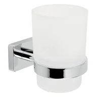 Kubki na szczoteczki do zębów - Szklanka pojedyncza, chrom GRETA - miniaturka - grafika 1