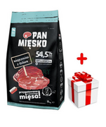 Sucha karma dla psów - PAN MIĘSKO Wieprzowina z dzikiem XL 9kg + niespodzianka dla psa GRATIS! - miniaturka - grafika 1