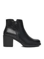 Botki damskie - Clara Barson Botki CEO-WS6317-02 Czarny - miniaturka - grafika 1