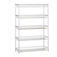 Szafy i regały magazynowe - Regał druciany z półkami/koszami, 1800x1200x450 mm, 5 półek - miniaturka - grafika 1