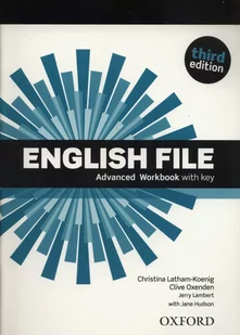 Oxford English File  Advanced Workbook with Key - Christina Latham-Koenig, Oxenden Clive, Lambert Jerry - Książki do nauki języka angielskiego - miniaturka - grafika 1