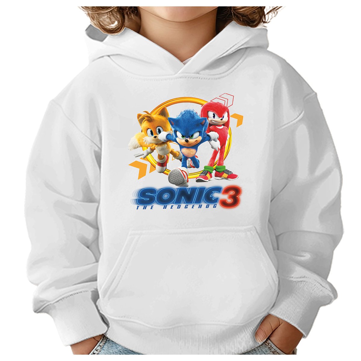 BLUZA DZIECIĘCA SONIC 3 122-128 CHŁOPIĘCA DZIEWCZĘCA PREZENT