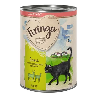 Feringa Feringa Classic Meat Menu 12 x 400 g Dziczyzna - Mokra karma dla kotów - miniaturka - grafika 2