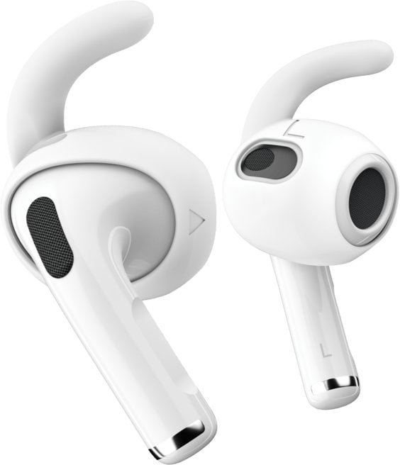 KeyBudz Class and Culture LLC EarBuddyz - silikonowe nakładki do AirPods 4. generacji, EarPods white