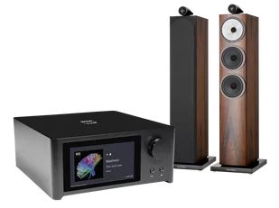 NAD C700 (czarny) + 703 S3 (mokka) - Zestawy stereo - miniaturka - grafika 1