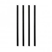Słomki do napojów - Słomki papierowe jednorazowe rurki do picia czarne - miniaturka - grafika 1