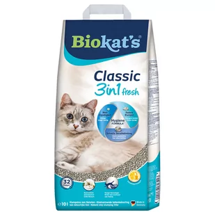 Biokats Classic Fresh 3in1 Cotton Blossom - 10 l - Żwirek dla kotów - miniaturka - grafika 1