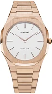 Zegarki damskie - Zegarek D1 Milano D1-UTBL02 ROSE GOLD EGGSHELL ULTRA THIN BRACELET 38 MM - miniaturka - grafika 1