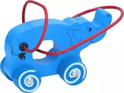 Samochody i pojazdy dla dzieci - Pojazd autko drewniane słoń MARIONETTE - miniaturka - grafika 1