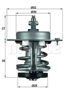 Termostat, płyn chłodzący Mahle TX 69 79 - Termostaty - miniaturka - grafika 1