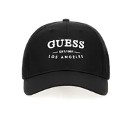Czapki męskie - Męska Czapka z daszkiem GUESS BASEBALL CAP AM5023POL01-BLA – Czarny - miniaturka - grafika 1