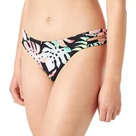 Stroje kąpielowe - Hurley Damska góra od bikini Max Tropix Mod BTM, Tropix czarny, L - miniaturka - grafika 1