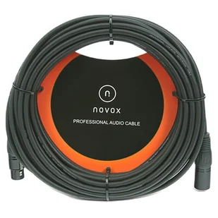 Kabel NOVOX XLR męski - XLR żeński 15 m - Kable - miniaturka - grafika 1