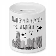 Skarbonki - SKARBONKA DLA KIEROWNIKA NAJLEPSZY KIEROWNIK z Nadrukiem ze Zdjęciem - miniaturka - grafika 1