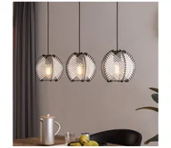 Lampy sufitowe - Eglo 44007 - Żyrandol na lince WAVERTON 3xE27/40W/230V biały/czarny - miniaturka - grafika 1