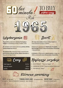 Kartka z okazji 60 urodzin dla urodzonych w 1965 roku GM1141 - Kartki okolicznościowe i zaproszenia - miniaturka - grafika 1