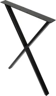 Meble modułowe i akcesoria - Noga do stołu Loft ZX 56 x 72 cm M czarna - miniaturka - grafika 1