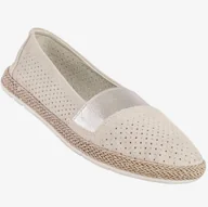 Półbuty damskie - Półbuty Damskie Skórzane Buty Na Wiosnę Lato Jezzi Szare 8BL32-0278 Szary 37 - miniaturka - grafika 1