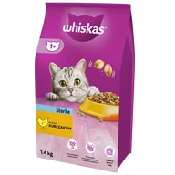 Sucha karma dla kotów - Whiskas Adult Sterile 1,4 kg - miniaturka - grafika 1