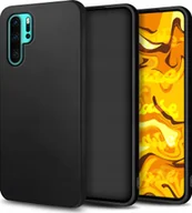 Etui i futerały do telefonów - Hello Case Etui do Huawei P30 PRO Czarne, Matowe, Obudowa Slim, Silikon - miniaturka - grafika 1