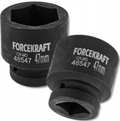 Klucze i nasadki - Forcekraft Nasadka udarowa 47mm 1" 6-kątna - miniaturka - grafika 1