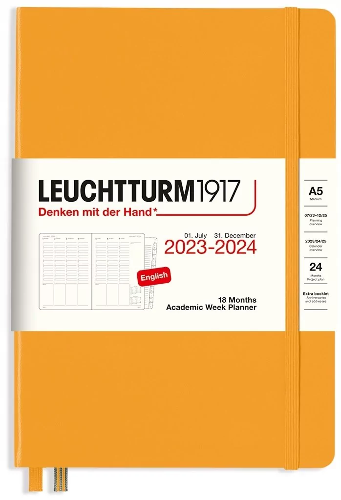 LEUCHTTURM1917 Planer kalendarz książkowy A5 tyg.