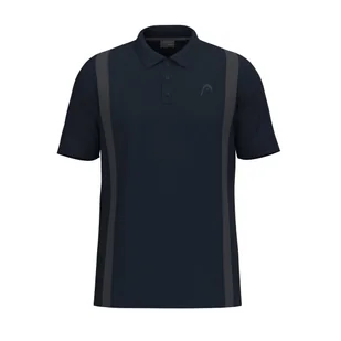 Koszulka męska Head CLUB 25 TECH Polo Shirt Men NV L - Koszulki sportowe męskie - miniaturka - grafika 1