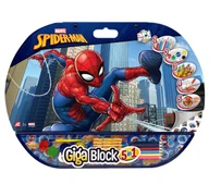 Zabawki kreatywne - Spiderman, zestaw kreatywny As Giga Block, 5w1 - miniaturka - grafika 1