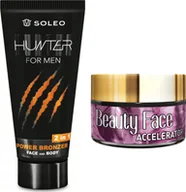 Balsamy i kremy do opalania - Soleo Soleo Hunter Bronzer + Słoiczek Beauty Face - miniaturka - grafika 1