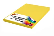 Szkolne artykuły papiernicze - Papier techniczny A4 180g żółty intensywny v2 50 arkuszy - miniaturka - grafika 1