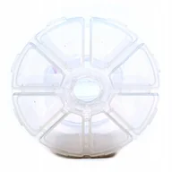 Pojemniki na zabawki - Okrągłę Plastikowe Pudełko Organizer - miniaturka - grafika 1