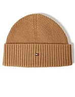 Czapki damskie - Tommy Hilfiger Męska czapka z dzianiny z flagą TH, wiejska khaki, jeden rozmiar - miniaturka - grafika 1