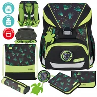 Plecaki - Zestaw tornister plecak Ultralight XL Plus 22l Jungle Explorer Herlitz - miniaturka - grafika 1