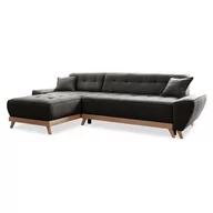 Narożniki - Ciemnoszary rozkładany narożnik wielofunkcyjny Miuform Dazzling Daisy - miniaturka - grafika 1