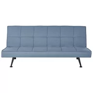 Sofy i kanapy - Sofa rozkładana niebieska HASLE - miniaturka - grafika 1