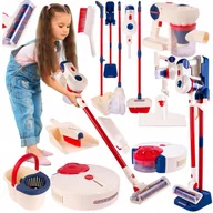 Zabawy w naśladowanie dorosłych - Odkurzacz robot mop w dużym zestawie zabawek AGD do sprzątania - miniaturka - grafika 1