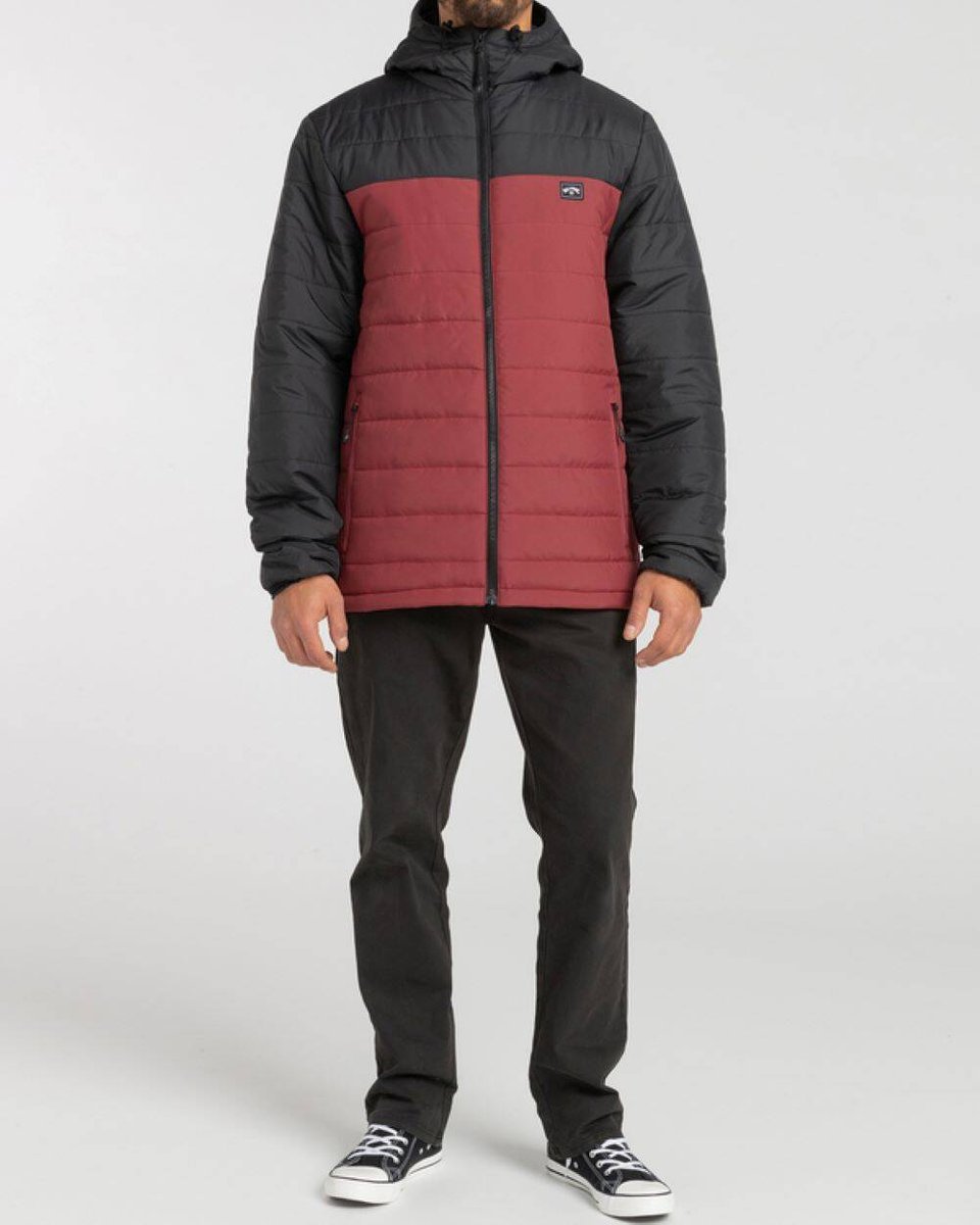 Kurtka męska Billabong Surf Check pikowana z kapturem-S